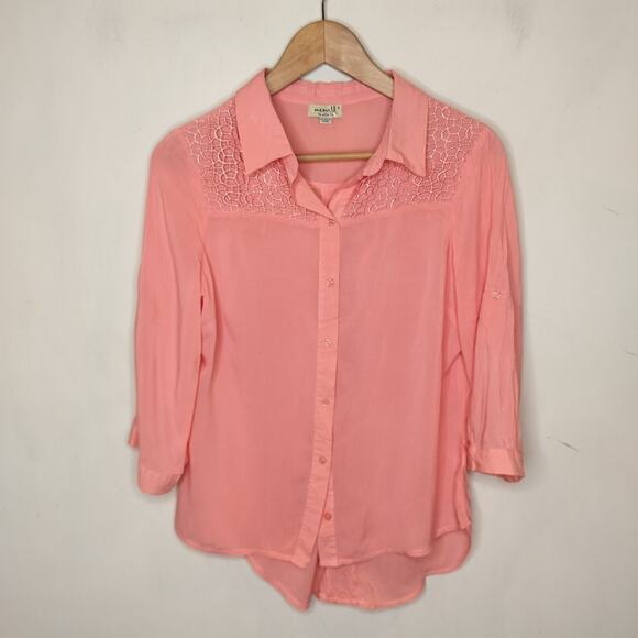One World Live and Let Live Button Up Shirt - Picture 1 of 8